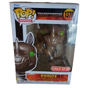 NEW - Funko POP! Movies Transformers Rise of the Beast Rhinox (Target Exclusive)